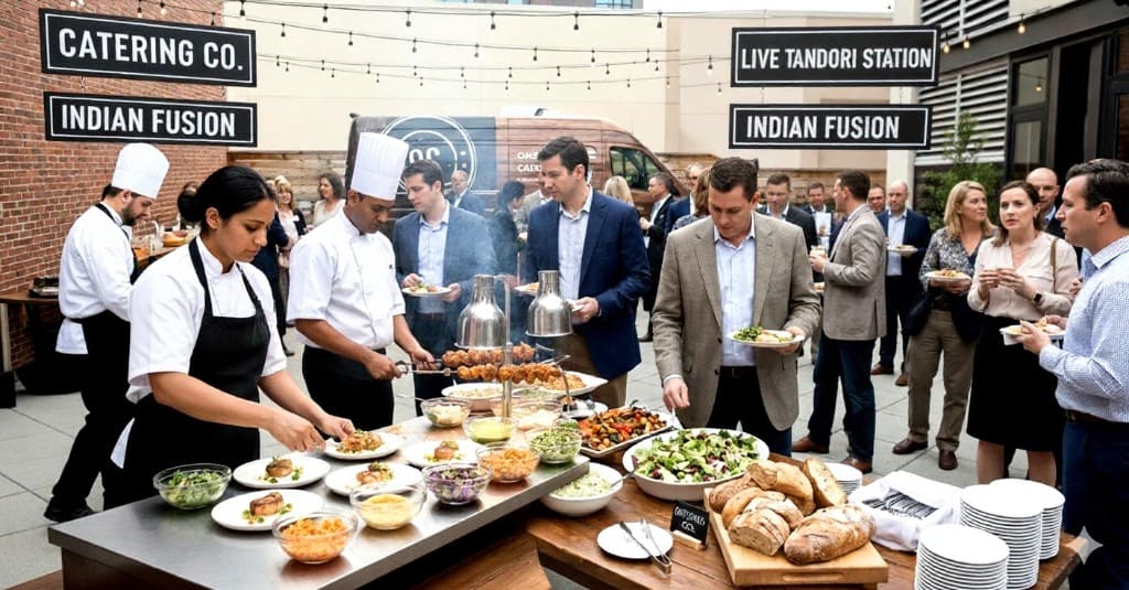 Live tandoori grilling